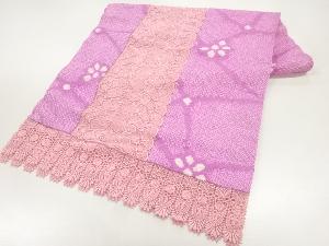 レース絞り花模様ショール